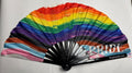 PRIDE Rainbow Clack Fan