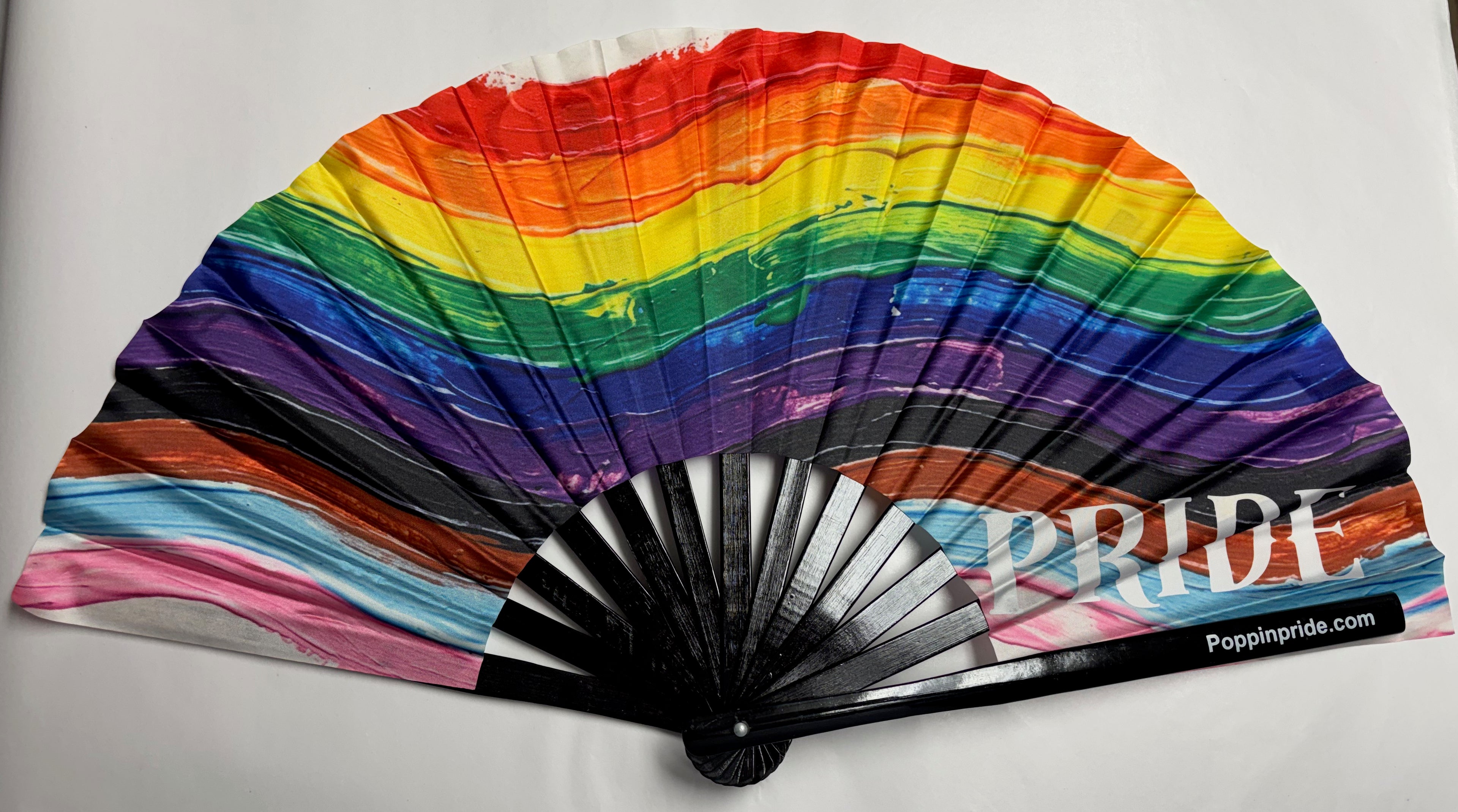 PRIDE Rainbow Clack Fan